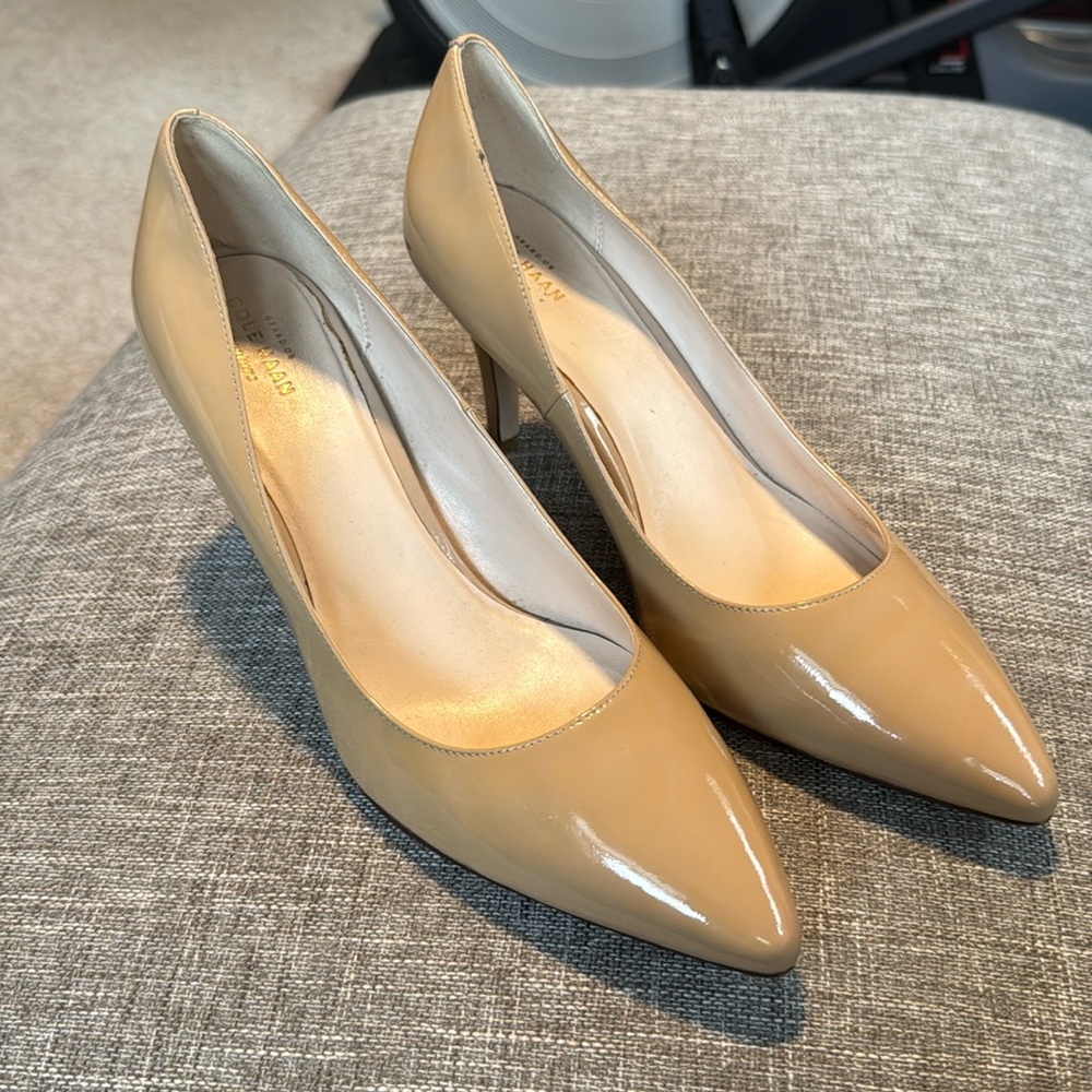 Cole Haan Grand O Go To Park neutral pump heel pointy toe